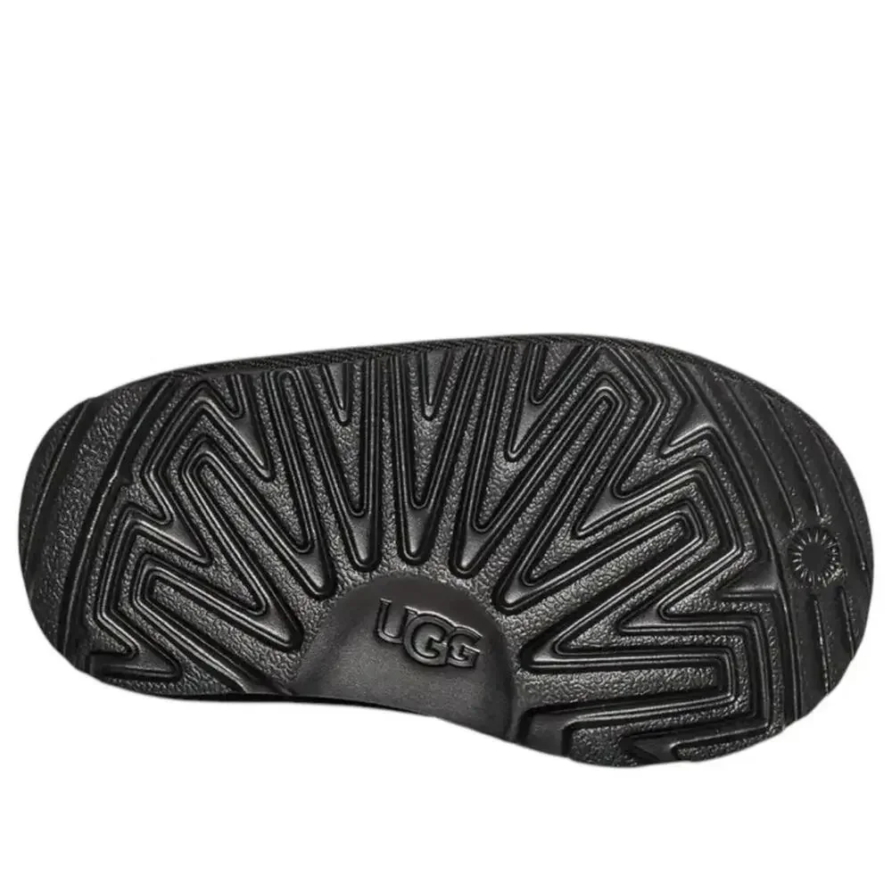 UGG Tasman II 1019066T-BLK Slippers Toddler 9 Black Suede Slip On Shoes RHS9070